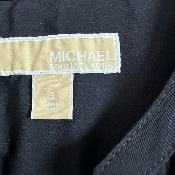 Michael Kors Navy Blue Shirt Dress Size S - Picture 5 of 7